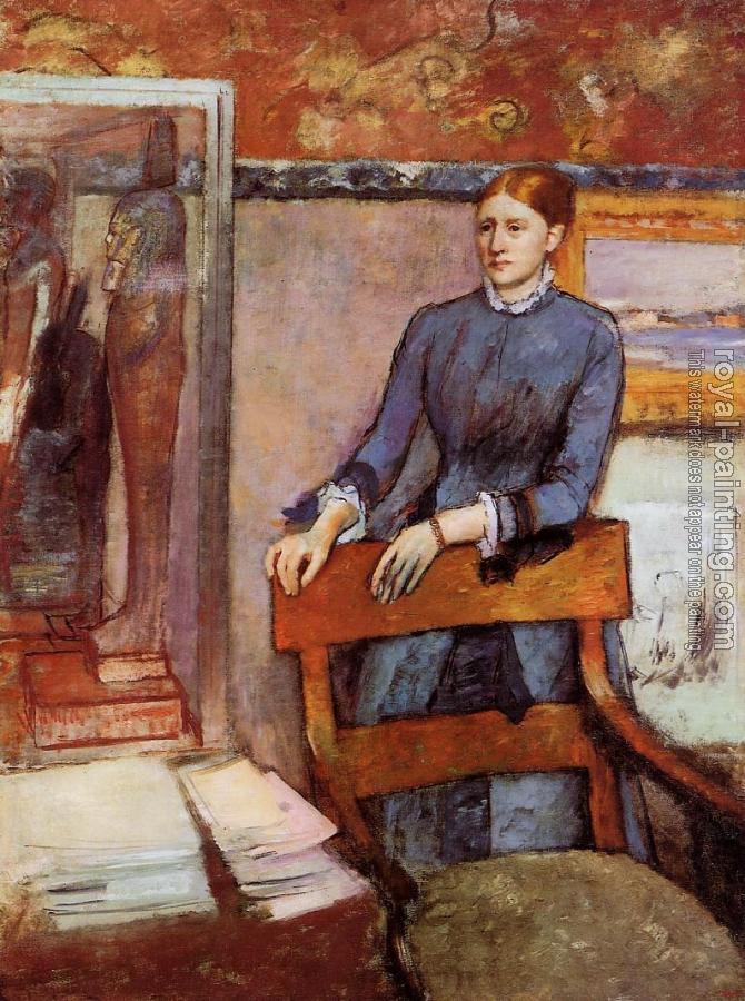 Edgar Degas : Helene Rouart in Her Father's Study